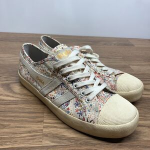 Gola Coaster Liberty Fabric \ Trainers Sneaker Whispering Stars US 9 UK 7